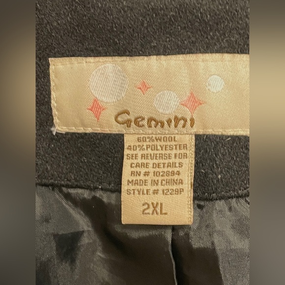 Vintage Gemini Wool Peacoat - Picture 6 of 7